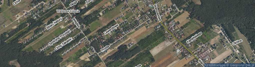 Zdjęcie satelitarne Prosta ul.